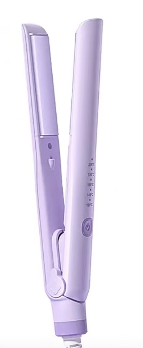 Purple hair straightener product for precision thermal control